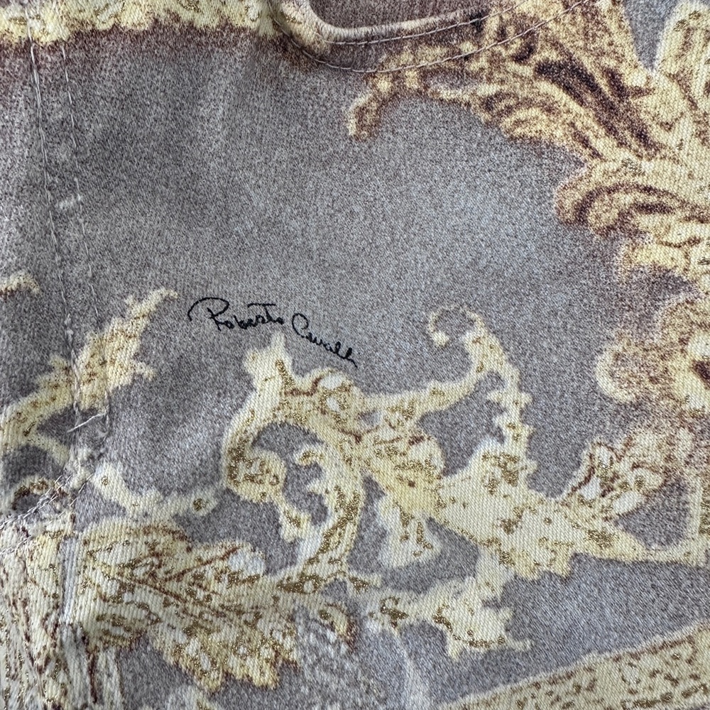 Roberto Cavalli Rare Vintage Printed Jeans - Picture 5 of 10